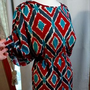 Tribal Print Mini Dress